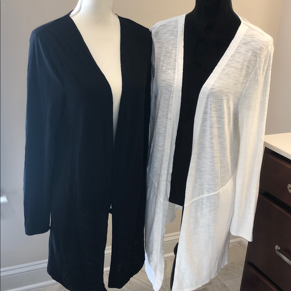 Chico's Bundle of 2 “the ultimate tee” open front jackets/toppers